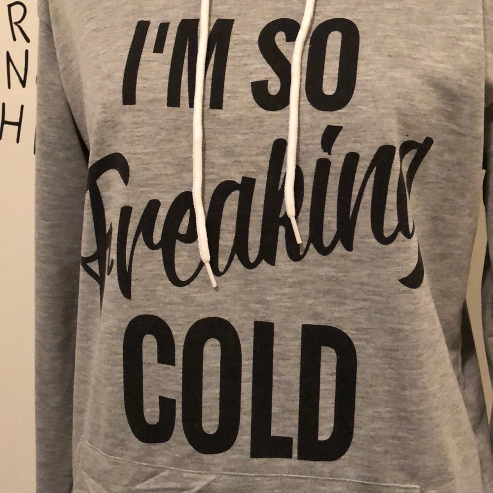 NWOT!Awesome Hooded Sweatshirt - Picture 2 of 4